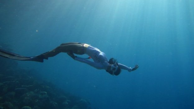 海になった気分